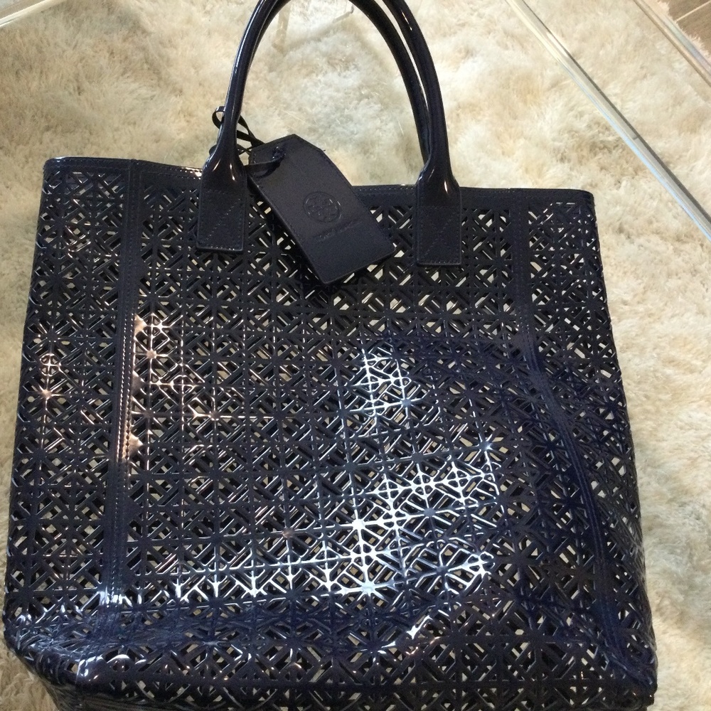 Tory Burch Navy Tote